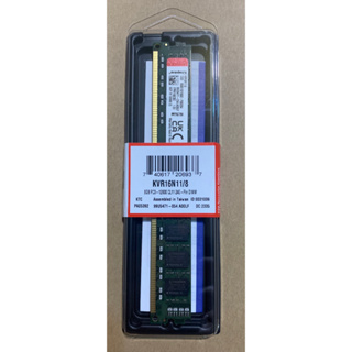 金士頓 DDR3-1600 8GB 盒裝新品 KVR16N11/8 Kingston 終身保固