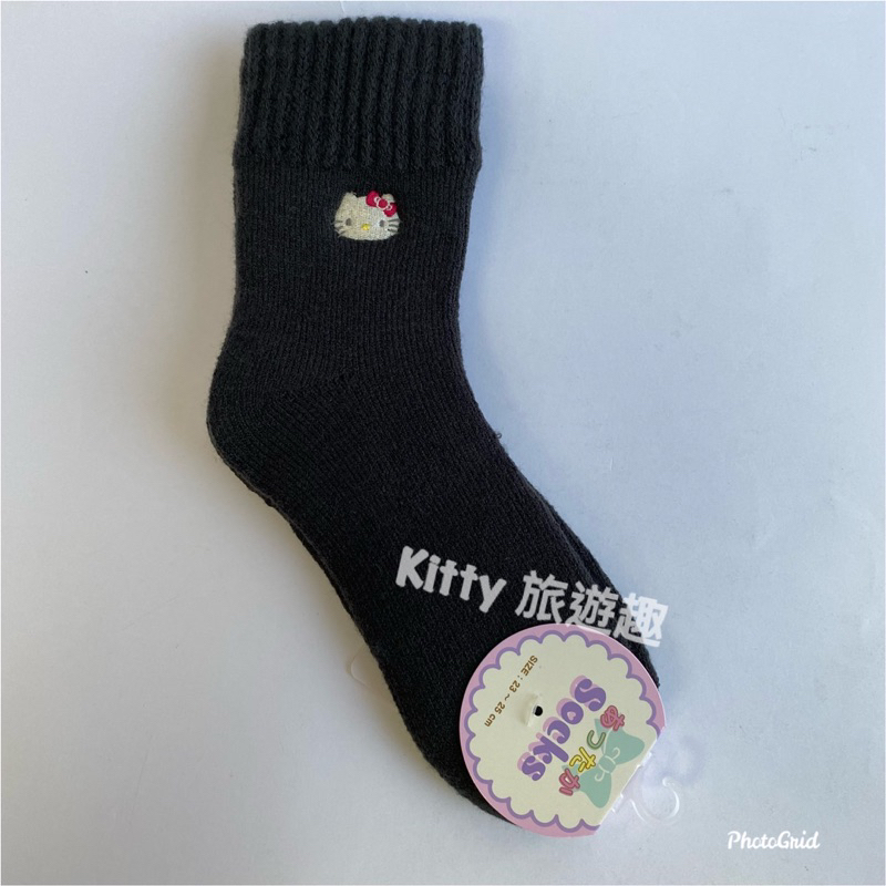 [Kitty 旅遊趣] Hello Kitty 運動襪 襪子 凱蒂貓 23~25cm 美樂蒂 大耳狗 酷洛米 帕恰狗