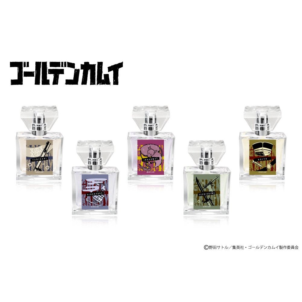 【代購】日空版 黃金神威 香水  ゴールデンカムイ 阿席莉帕 白石由竹 谷垣源次郎 奇羅藍克 茵卡菈瑪 吉卡帕西 瓦西里