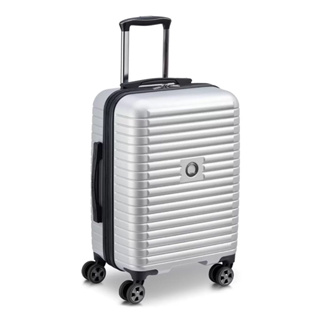 《Delsey》全新現貨法國大使Delsey22吋行李箱方形硬殼行李箱-銀色