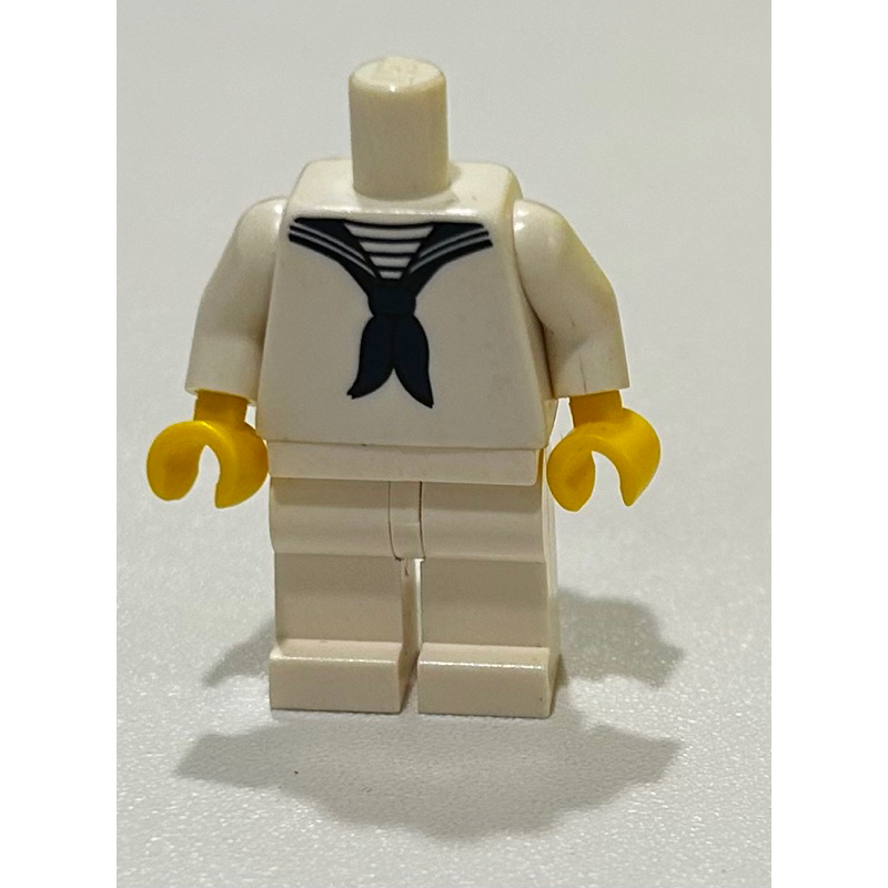 正版 Lego 8804 抽抽樂 第4代 人偶包 10號 水手 身體+腳 9.5成新 如圖所示
