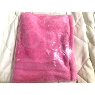 OPPO粉色長毛巾 約100X21.5cm 浴巾 包髮巾 運動毛巾 全新