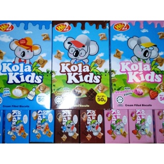 Win2熊熊夾心餅乾50g牛奶/巧克力/草莓 馬來西亞Kola Kids無尾熊 小熊餅乾 旺通零嘴伴手禮 零食台娃娃機