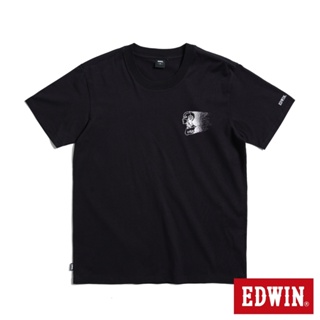 EDWIN 機器人胸像短袖T恤(黑色)-男款