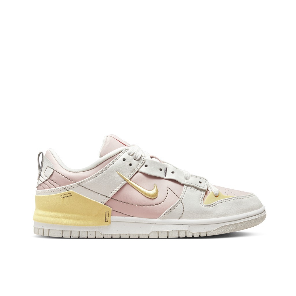 NIKE 女鞋 W DUNK LOW DISRUPT 2 白粉黃【A-KAY0】【DV4024-001】