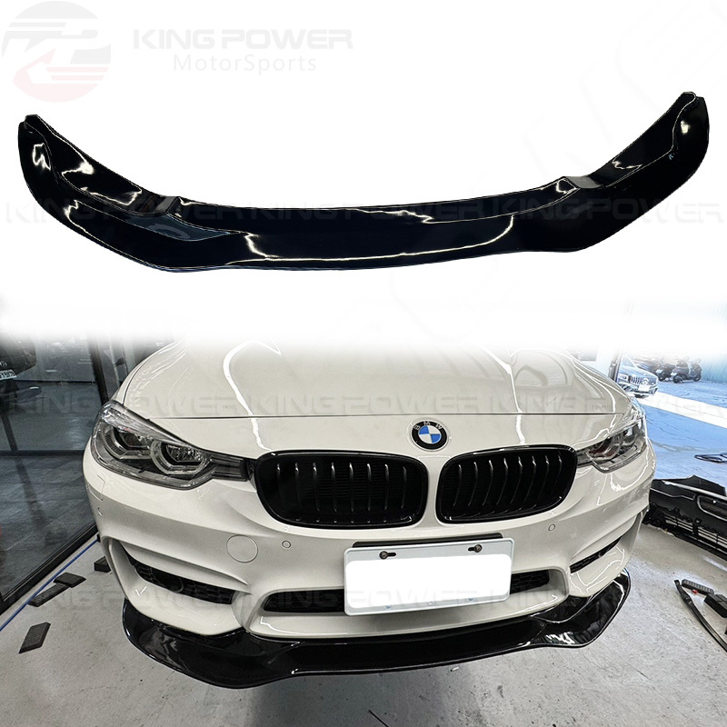 KP擎利國際 BMW F30 F31 亮黑PSM款前下巴 AN M3保桿專用 空力套件 實體店面 預約安裝