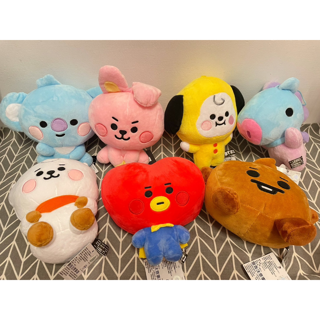 BT21娃娃 正版 BT21寶寶 BABY 兔子娃娃 抱枕 絨毛娃娃 玩偶 生日禮物 情人節禮物 聖誕交換禮物