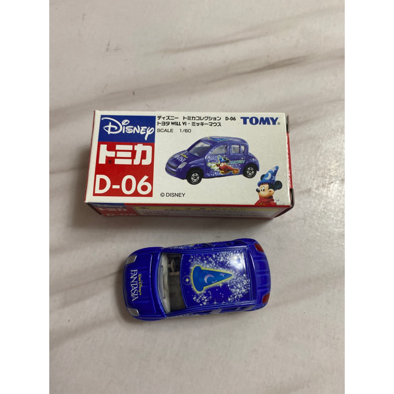 tomica 舊藍標D-06迪士尼-魔法米奇 日版 絕版 （盒車尚可）