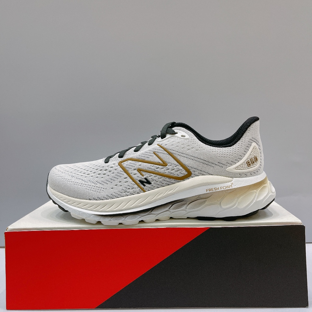 New Balance 860 Fresh Foam X 女生 灰白色 D楦 緩震 運動 慢跑鞋 W860U13