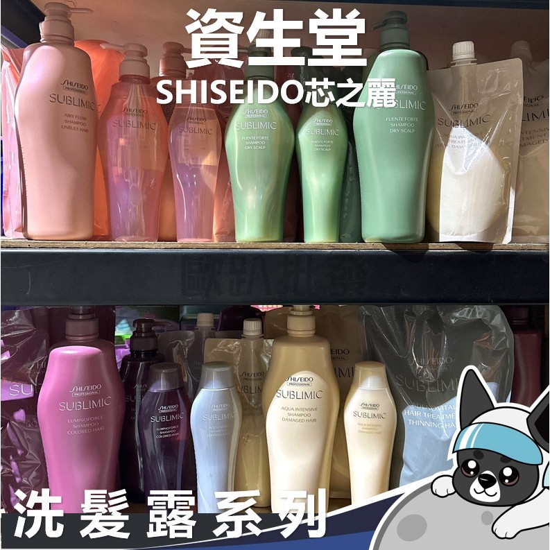 箱購 資生堂 SHISEIDO 芯之麗 洗髮乳 洗髮精 活耀未來 輕縈柔波 優源舒活 極光綻色 盈潤新生 洗髮露 洗髮