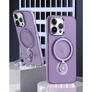 360°旋轉支架 手機殼 車載磁吸 保護殼 適用於iPhone15 14 13 12 11 pro max plus簡約