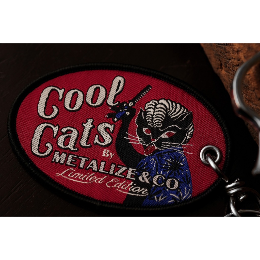 METALIZE X COOL CATS 織帶鑰匙圈