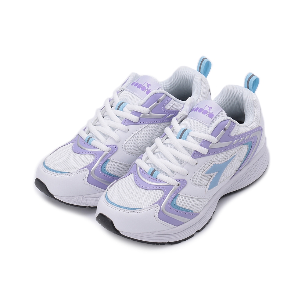 DIADORA 寬楦輕量運動鞋 白藍 DA33672 女鞋