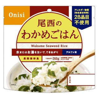 日本 Onisi 尾西 沖泡式即食飯 乾燥飯 防災食品 登山食品 尾西 即食飯 100％日本國產米