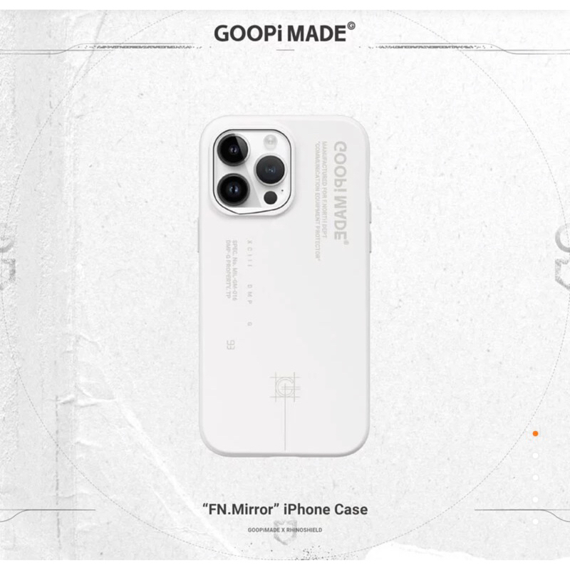 IPhone 11 Pro Max “FN.Mirror” iPhone Case - White GOOPiMADE
