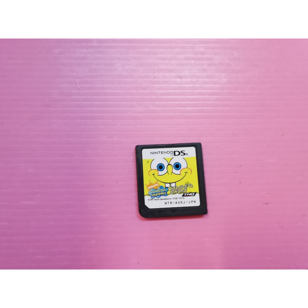 ス 出清價! 網路最便宜 3DS 可玩 任天堂 DS NDS 原廠2手遊戲片 SpongeBob 海綿寶寶 賣450而已