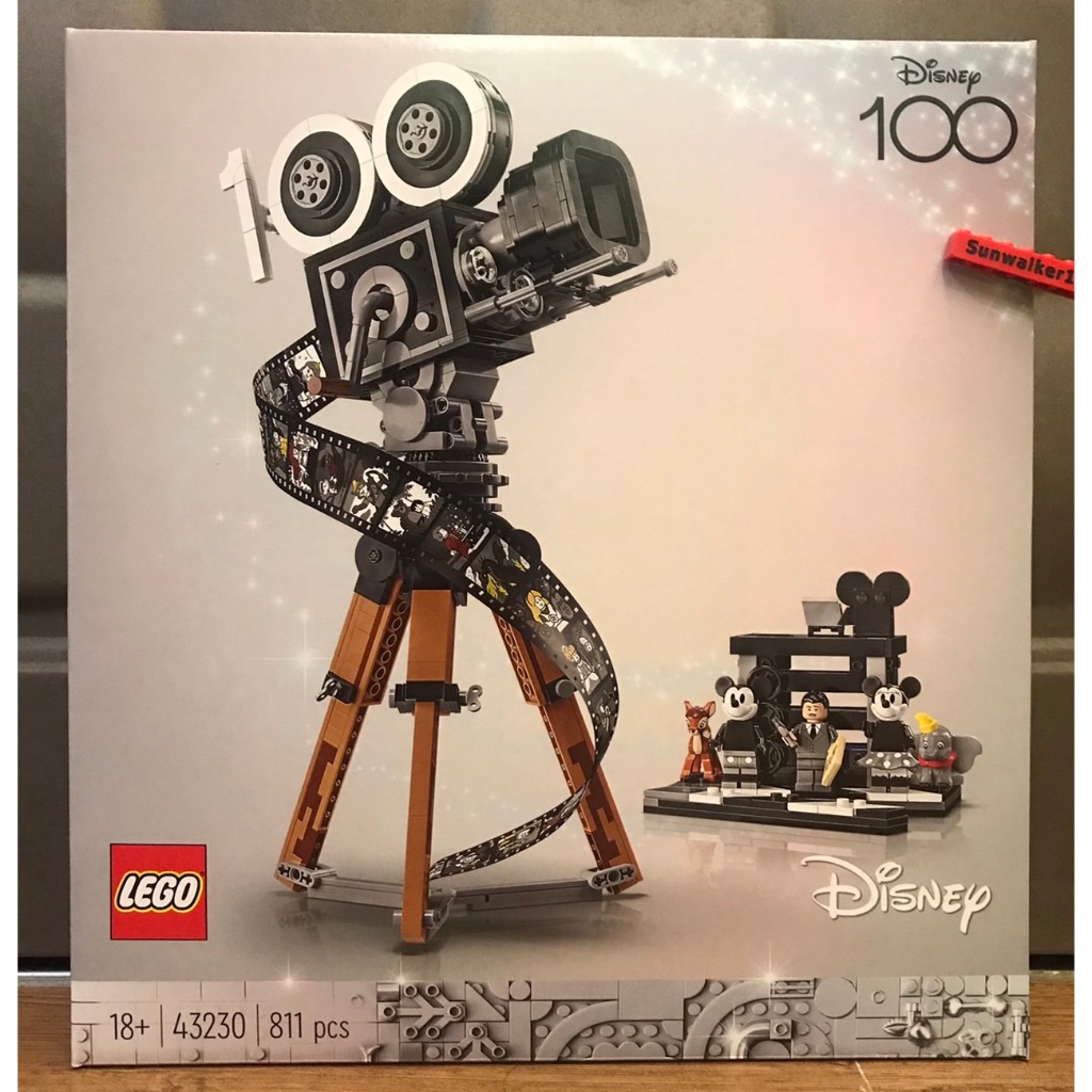 面交2750元【積木2010】樂高 LEGO 43230 華特迪士尼 復古膠捲 攝影機 / 迪士尼 100周年 BR