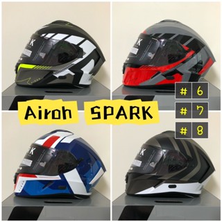 🎉送豪禮🎉 Airoh SPARK #6 #7 #8 全罩 內建墨片 史巴克 義大利品牌 公司貨⭐️送原廠鏡片⭐
