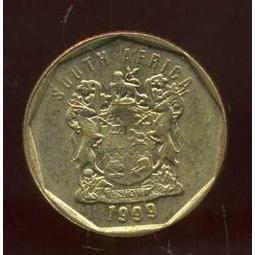 【全球硬幣】南非 South Africa 1999年 10C 美品 罕見 AU