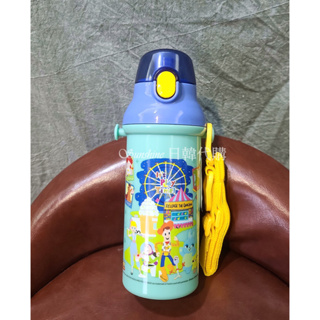 台灣現貨 日本製 SKATER 迪士尼 玩具總動員4 胡迪 巴斯光年 直飲水壺 背帶水壺 兒童水壺 冷水壺 480ml