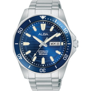 ALBA東京設計 鈷藍海 時尚潛水造型機械男腕錶 AL4453X1