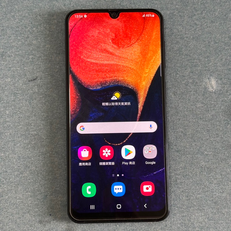 Samsung A50 128G 黑 功能正常 二手 6.4吋 三星 A505 雙卡雙待 指紋 臉部辨識 台中