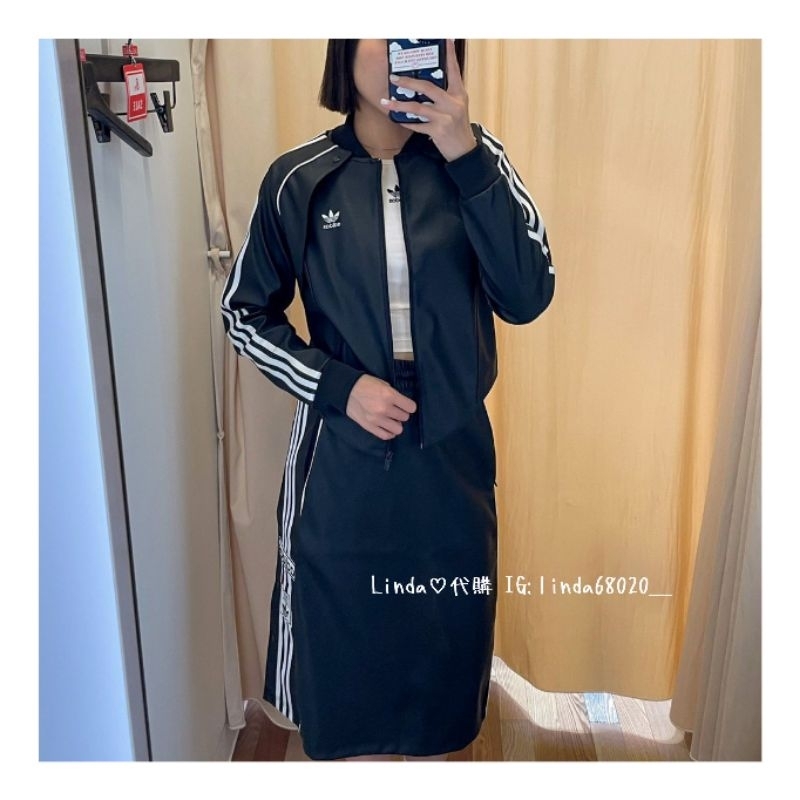 Linda❤️代購 ⚠️ ADIDAS 皮革 外套 可拆袖 IJ5021 A字裙 修身及膝 IJ5025