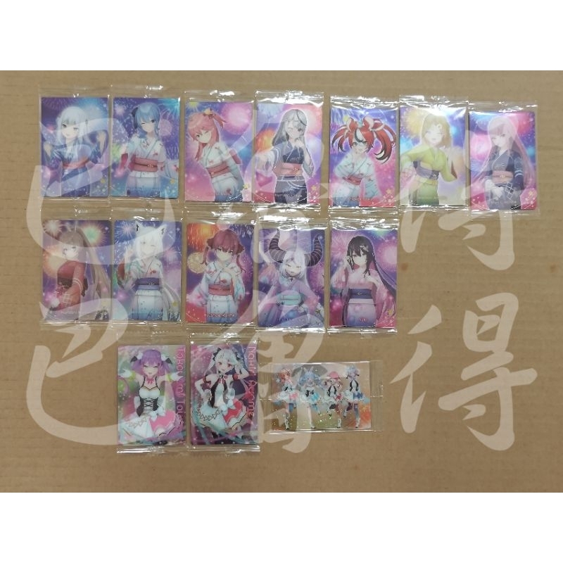 ［現貨］Hololive 第三彈 第一二彈 威化餅卡 卡片 收藏卡 食玩 星街 櫻巫女 常闇永遠 百鬼 死神 Gura