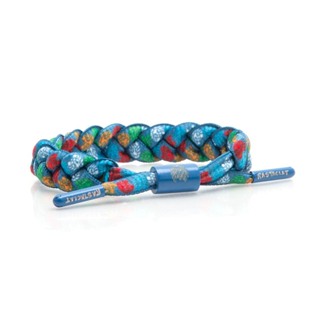 RASTACLAT 經典款 SUBURBAN SCRAWL BLUE 雷獅特 手環 鞋帶手環【TCC】