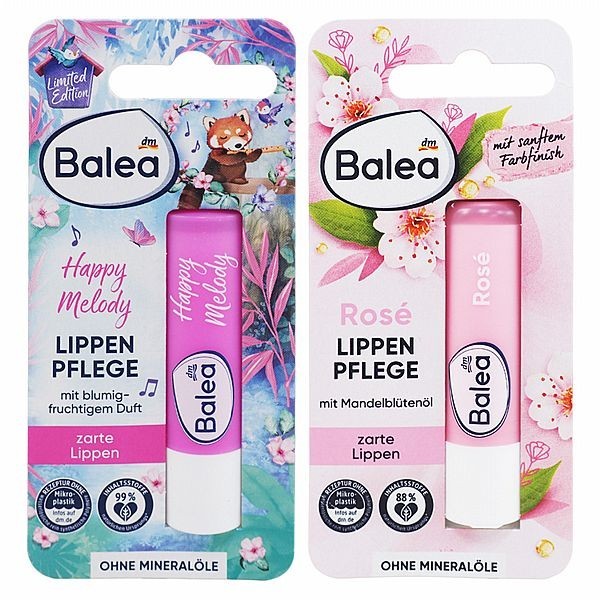 德國 Balea 玫瑰／乳木花果護唇膏(4.8g) 款式可選【小三美日】DS017353