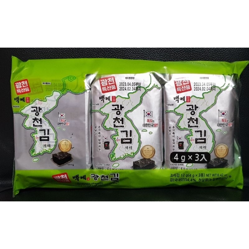 《超便宜》韓國 廣川傳統烤海苔 12g