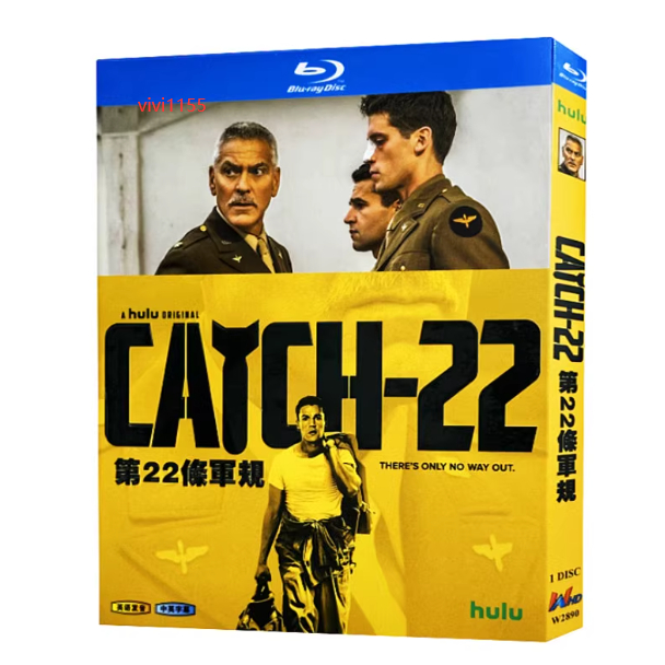 BD藍光高清歐美電視劇 Catch-22 第22條軍規 (2019) 英語發音 中文字幕 1碟盒裝BD藍光