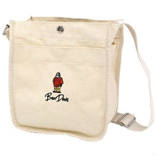BEN DAVIS BDW-8343-48 EMBRO CANVAS SHOULDER BAG 帆布 側背包 (米白色)