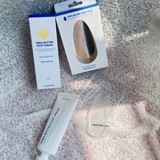 Dcard大推✨【ZXL_SHOP】Footcare lab 魔法美足去腳皮玻璃板 高保濕乳木果油足霜 去腳皮 美足
