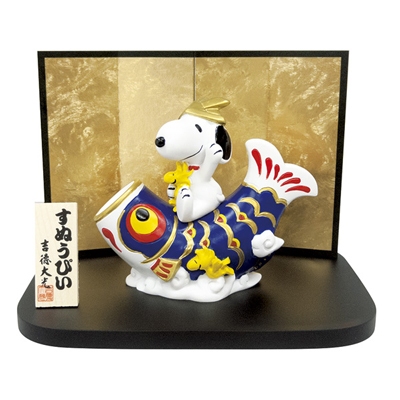 OKAIMONO SNOOPY 玩偶、公仔系列 - 史奴比 騎鯉魚