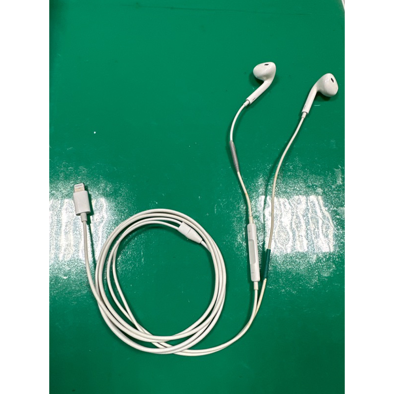 (雲林虎尾可面交）Apple 蘋果 二手 原廠 耳機 扁頭 Lightning EarPods