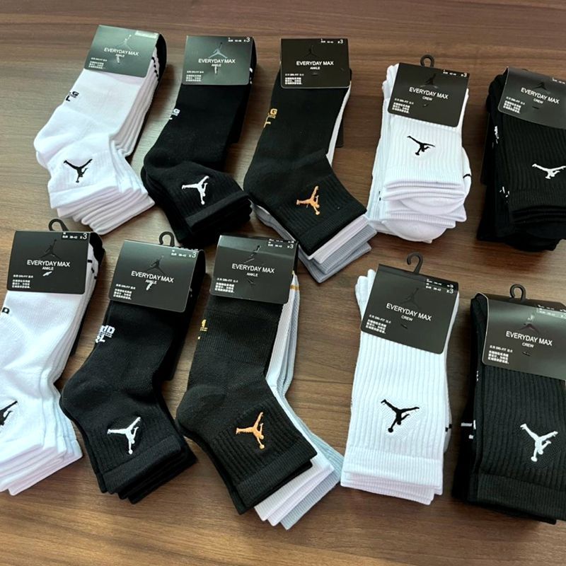 【Size：S M L】Nike 襪子JORDAN 中筒 長筒 毛巾底 一組三雙 籃球襪 運動訓練襪SX5546