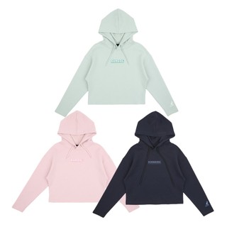 KANGOL 長袖 粉紅 淺綠 深藍 LOGO 短版 帽T 女 63521051-