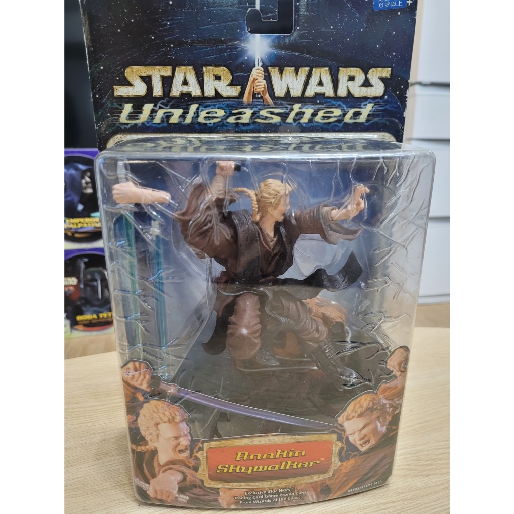 STAR WARS 星際大戰 Hasbro UNLEASHED 榮耀系列 吊卡 雕像 景品 安納金 Anakin