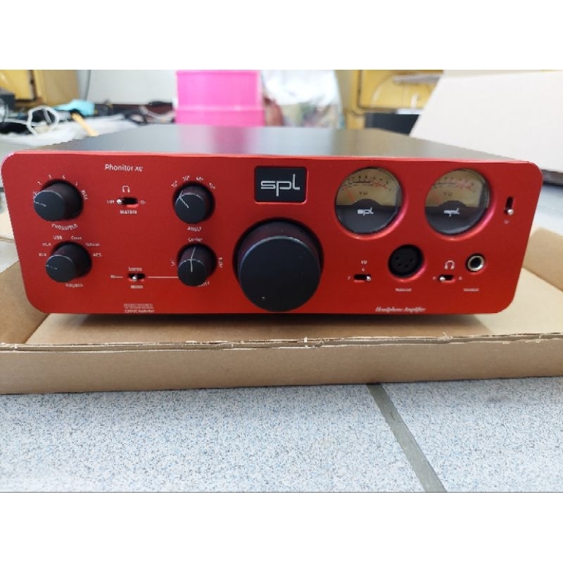 SPL phonitor xe 紅 ，無保固，完整盒裝 說明書  110-220v