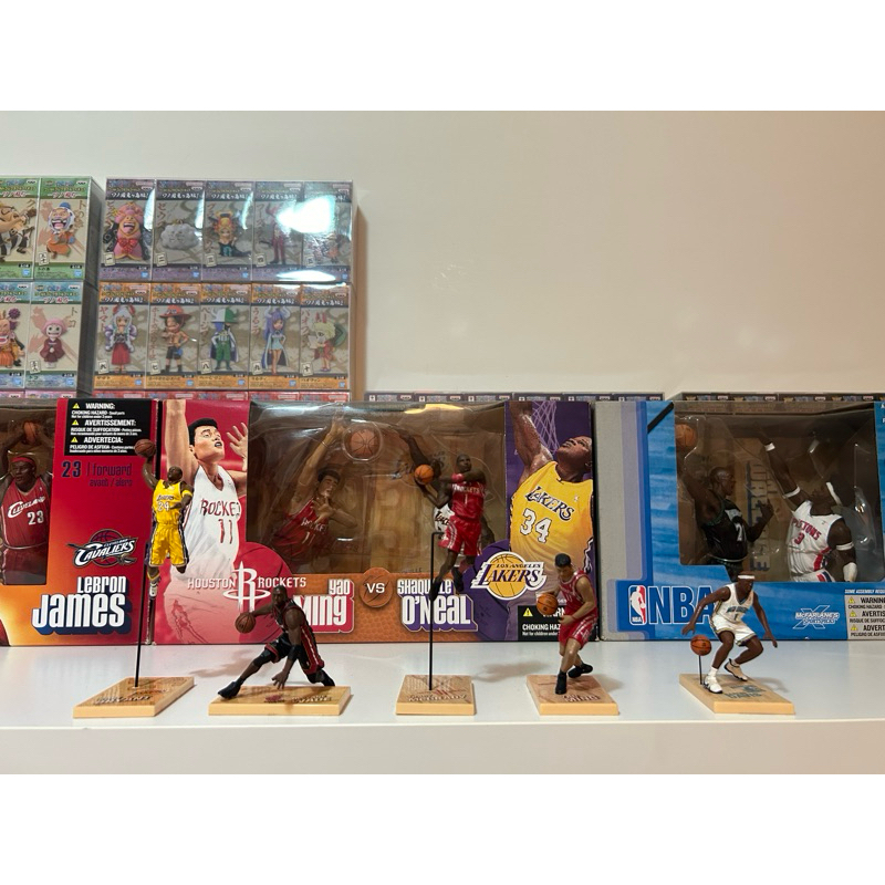 McFarlane 麥法蘭 nba 3吋公仔 火箭 t mac 姚明 湖人 科比 kobe 熱火 韋德 wade 戴維斯