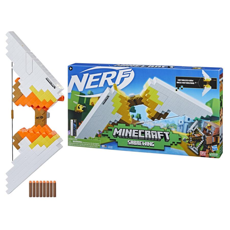 RUBY 孩之寶 NERF 麥塊 當個創世神 Minecraft 當個創世神 刀翅蜂鳥弓箭射擊器