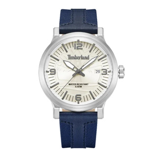 Timberland】男錶WESTERLEY系列腕錶ReBOTL拼接皮帶-米/藍色46mmTDWGN0029101