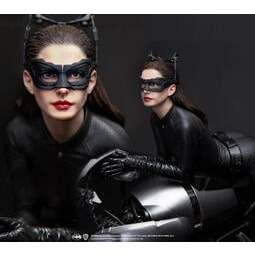 Queen Studios QS 1/6 猫女+蝙蝠摩托全身雕像 Catwoman+Batpod