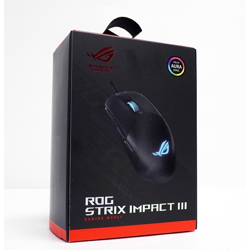 ASUS華碩 ROG Strix Impact III 電競滑鼠/輕量化59g/有線