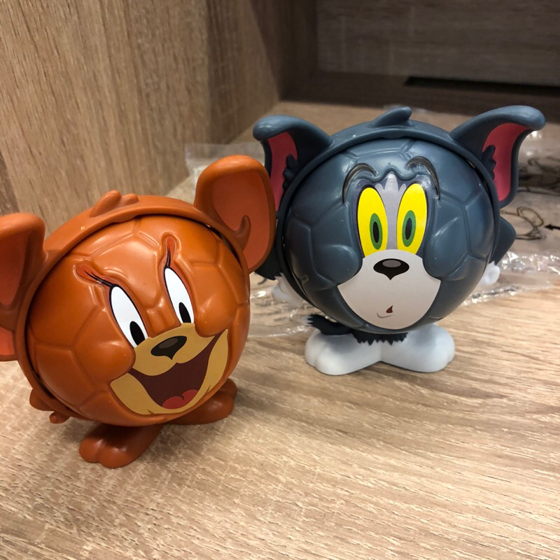 絕版 漢堡王 湯姆貓與傑利鼠 球 玩具