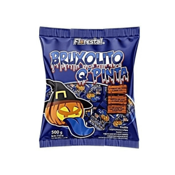 【東洋果子店】《萬聖節》BRUXOLITO Q PINTA 萬聖節棒棒糖(500g)．7896321003669．巴西