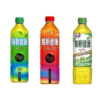 每朝健康 綠茶/紅茶 /雙纖綠茶650ml 無糖