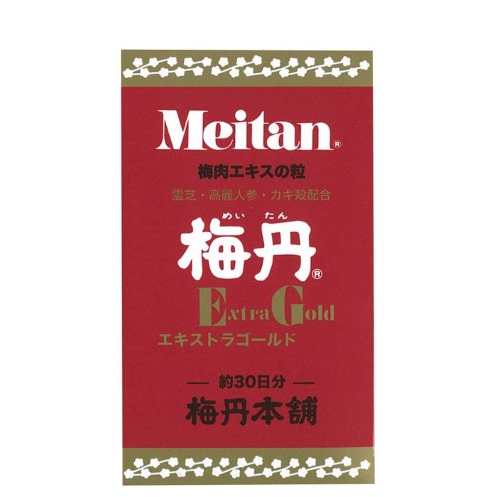 日本原裝 梅丹本鋪 梅丹 Extra Gold 180g靈芝 人參 鈣 濃縮 青梅精 腸胃 健康 營養 補充品