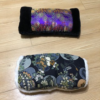 中國風宮廷 絨毛 暖手枕 小靠枕 午睡枕 保暖 古裝刺繡